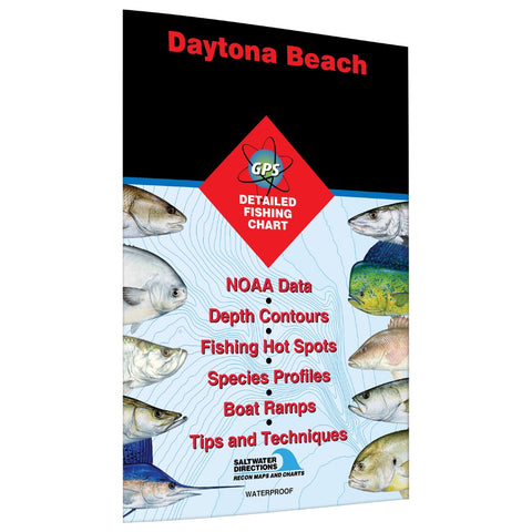 Buy map Daytona Beach South Daytona to Palm Coast Fishing Map
