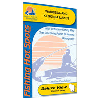 Buy map Waubesa & Kegonsa Lakes Fishing Map
