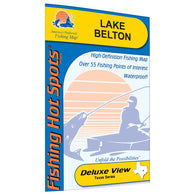 Buy map Lake Belton, Texas fishing map
