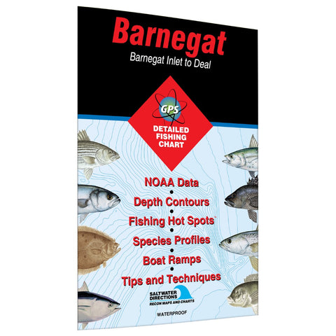 Buy map Barnegat Fishing Map Barnegat Inlet to Deal