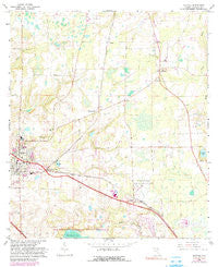 Alachua Florida Historical topographic map, 1:24000 scale, 7.5 X 7.5 Minute, Year 1966