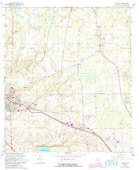 Alachua Florida Historical topographic map, 1:24000 scale, 7.5 X 7.5 Minute, Year 1966