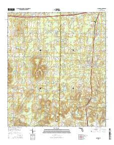 Alford Florida Current topographic map, 1:24000 scale, 7.5 X 7.5 Minute, Year 2015