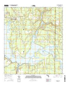 Allanton Florida Current topographic map, 1:24000 scale, 7.5 X 7.5 Minute, Year 2015