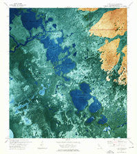 Alligator Bay Florida Historical topographic map, 1:24000 scale, 7.5 X 7.5 Minute, Year 1973