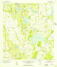 Alturas Florida Historical topographic map, 1:24000 scale, 7.5 X 7.5 Minute, Year 1955