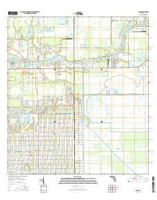 Alva Florida Current topographic map, 1:24000 scale, 7.5 X 7.5 Minute, Year 2015