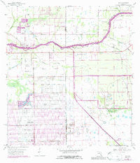 Alva Florida Historical topographic map, 1:24000 scale, 7.5 X 7.5 Minute, Year 1958