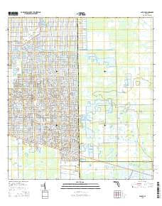 Alva SE Florida Current topographic map, 1:24000 scale, 7.5 X 7.5 Minute, Year 2015