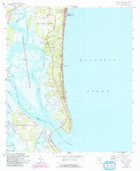 Amelia City Florida Historical topographic map, 1:24000 scale, 7.5 X 7.5 Minute, Year 1958
