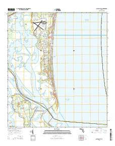 Amelia City Florida Current topographic map, 1:24000 scale, 7.5 X 7.5 Minute, Year 2015