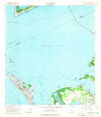 Anna Maria Florida Historical topographic map, 1:24000 scale, 7.5 X 7.5 Minute, Year 1964