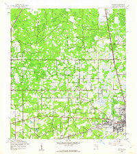 Antioch Florida Historical topographic map, 1:24000 scale, 7.5 X 7.5 Minute, Year 1944