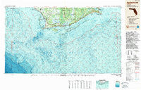 Apalachicola Florida Historical topographic map, 1:250000 scale, 1 X 2 Degree, Year 1988