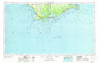 Apalachicola Florida Historical topographic map, 1:250000 scale, 1 X 2 Degree, Year 1957