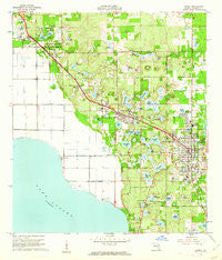 Apopka Florida Historical topographic map, 1:24000 scale, 7.5 X 7.5 Minute, Year 1960