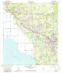 Apopka Florida Historical topographic map, 1:24000 scale, 7.5 X 7.5 Minute, Year 1960