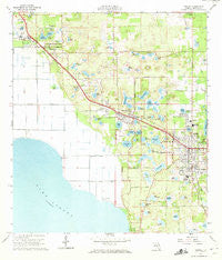 Apopka Florida Historical topographic map, 1:24000 scale, 7.5 X 7.5 Minute, Year 1960
