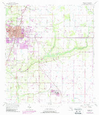 Arcadia Florida Historical topographic map, 1:24000 scale, 7.5 X 7.5 Minute, Year 1957