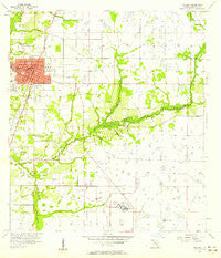 Arcadia Florida Historical topographic map, 1:24000 scale, 7.5 X 7.5 Minute, Year 1957