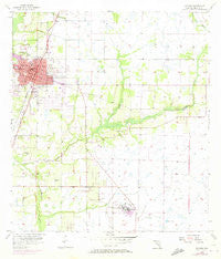 Arcadia Florida Historical topographic map, 1:24000 scale, 7.5 X 7.5 Minute, Year 1957