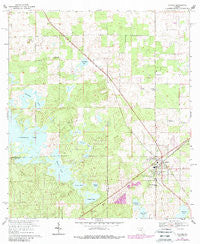 Archer Florida Historical topographic map, 1:24000 scale, 7.5 X 7.5 Minute, Year 1968