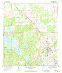 Archer Florida Historical topographic map, 1:24000 scale, 7.5 X 7.5 Minute, Year 1968