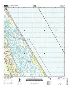 Ariel Florida Current topographic map, 1:24000 scale, 7.5 X 7.5 Minute, Year 2015