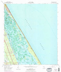 Ariel Florida Historical topographic map, 1:24000 scale, 7.5 X 7.5 Minute, Year 1950
