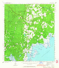 Arran Florida Historical topographic map, 1:62500 scale, 15 X 15 Minute, Year 1940