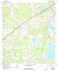Arredondo Florida Historical topographic map, 1:24000 scale, 7.5 X 7.5 Minute, Year 1966
