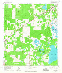 Arredondo Florida Historical topographic map, 1:24000 scale, 7.5 X 7.5 Minute, Year 1966