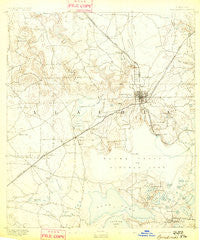 Arredondo Florida Historical topographic map, 1:62500 scale, 15 X 15 Minute, Year 1892