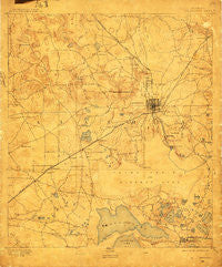 Arredondo Florida Historical topographic map, 1:62500 scale, 15 X 15 Minute, Year 1894