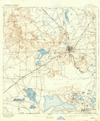 Arredondo Florida Historical topographic map, 1:62500 scale, 15 X 15 Minute, Year 1894