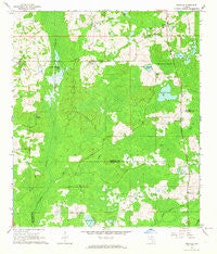 Ashville Florida Historical topographic map, 1:24000 scale, 7.5 X 7.5 Minute, Year 1962