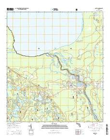 Astor Florida Current topographic map, 1:24000 scale, 7.5 X 7.5 Minute, Year 2015