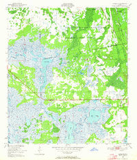 Aurantia Florida Historical topographic map, 1:24000 scale, 7.5 X 7.5 Minute, Year 1950