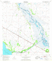 Basinger NW Florida Historical topographic map, 1:24000 scale, 7.5 X 7.5 Minute, Year 1953
