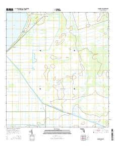 Basinger SW Florida Current topographic map, 1:24000 scale, 7.5 X 7.5 Minute, Year 2015