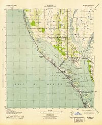 Bay Pines Florida Historical topographic map, 1:31680 scale, 7.5 X 7.5 Minute, Year 1943