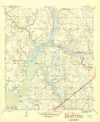 Bayhead Florida Historical topographic map, 1:31680 scale, 7.5 X 7.5 Minute, Year 1945