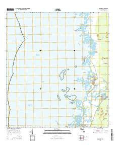 Bayport Florida Current topographic map, 1:24000 scale, 7.5 X 7.5 Minute, Year 2015