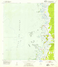 Bayport Florida Historical topographic map, 1:24000 scale, 7.5 X 7.5 Minute, Year 1954