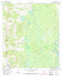 Bell Florida Historical topographic map, 1:24000 scale, 7.5 X 7.5 Minute, Year 1968