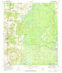 Bell Florida Historical topographic map, 1:24000 scale, 7.5 X 7.5 Minute, Year 1968