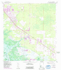 Belle Meade Florida Historical topographic map, 1:24000 scale, 7.5 X 7.5 Minute, Year 1958