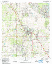 Belleview Florida Historical topographic map, 1:24000 scale, 7.5 X 7.5 Minute, Year 1991