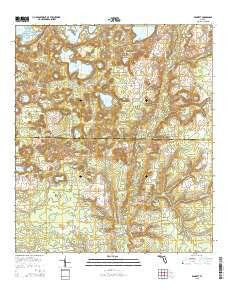 Bennett Florida Current topographic map, 1:24000 scale, 7.5 X 7.5 Minute, Year 2015