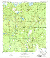 Bennett Florida Historical topographic map, 1:24000 scale, 7.5 X 7.5 Minute, Year 1944